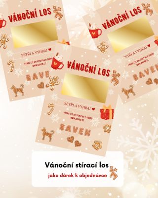 🎁 Vánoční nadílka je tady! 🐕 Od 15. 11. do 24. 12. přidáváme do každé objednávky s alespoň jedním BAVEN produktem Vánoční...